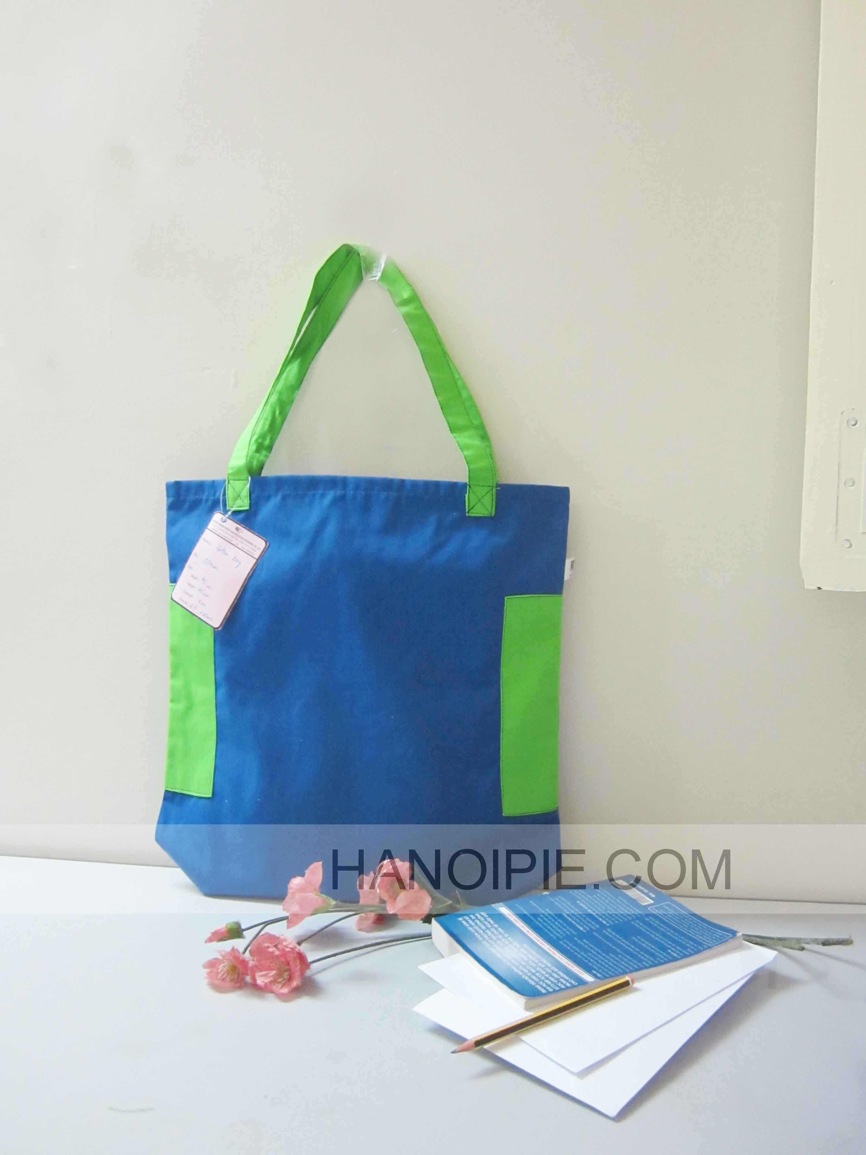 2015 cotton large design cotton shopping bag